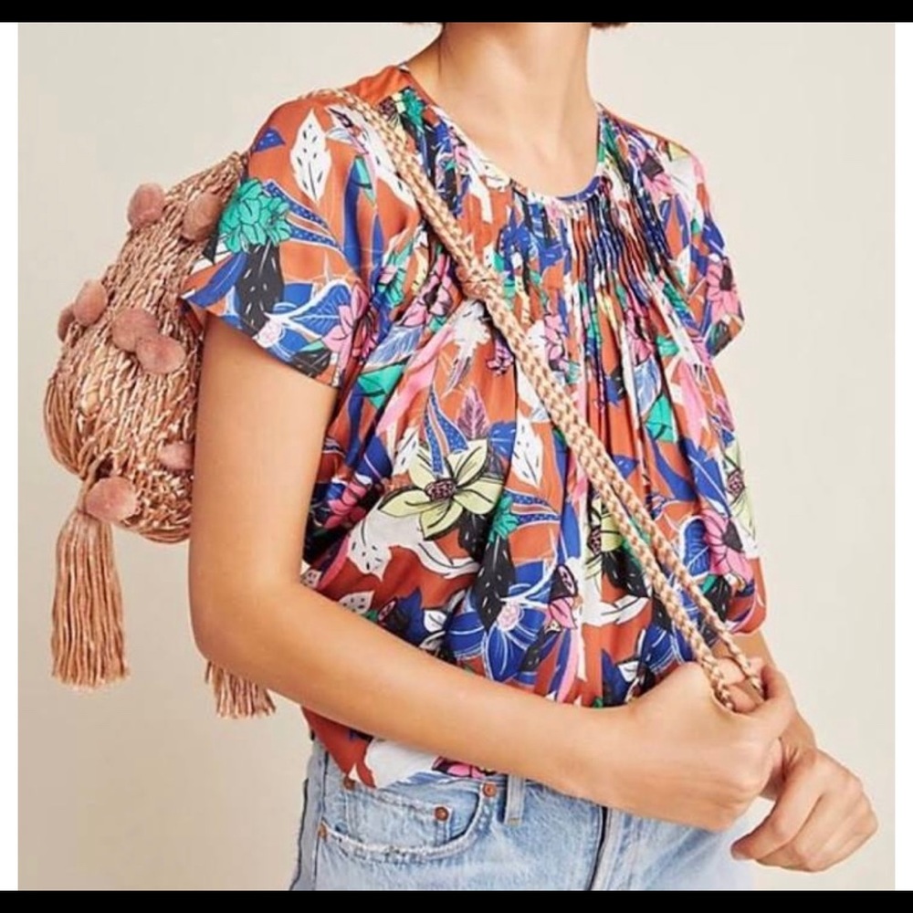 Anthropologie top Dolan left coast collection M